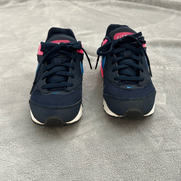 Nike AirMax Navy Pink Shoes 1Y - Picture 6 of 10